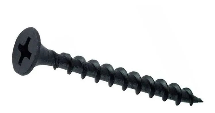 TORNILLO NEGRO 6 X 1 1/4 100 UNIDADES